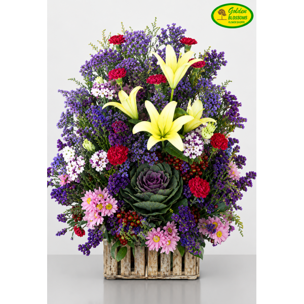 Purple  Yellow Burst