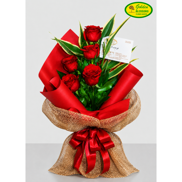 6 Roses Bouquet
