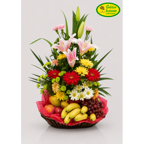 Fruits and Spring Flowers