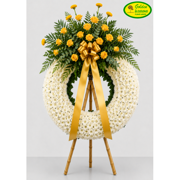 Sympathy Wreath 72513