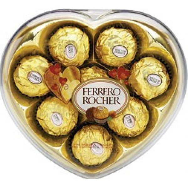 Ferrero Chocolate Heart Shape